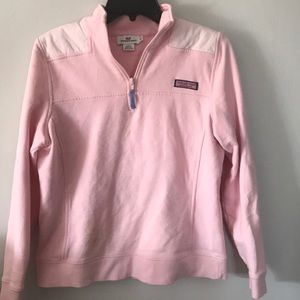 Pink Vineyard Vines half zip